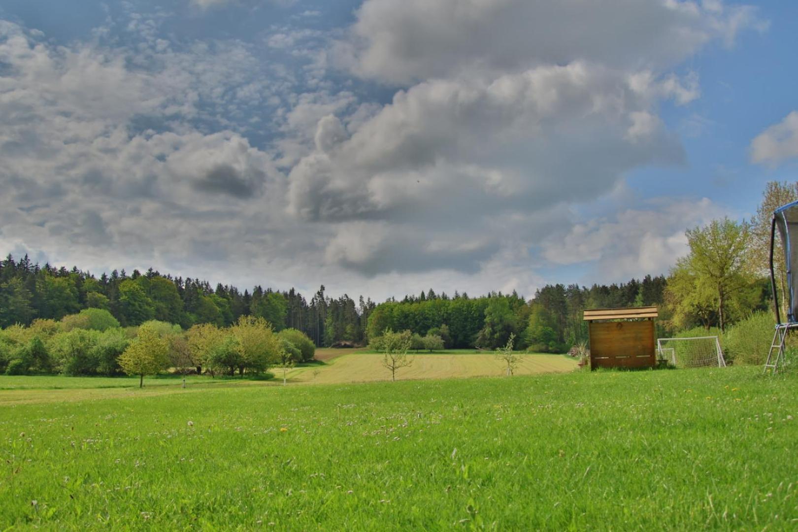 Heumann_s Blockhaeuser am Wald Hotell Pottenstein Exteriör bild