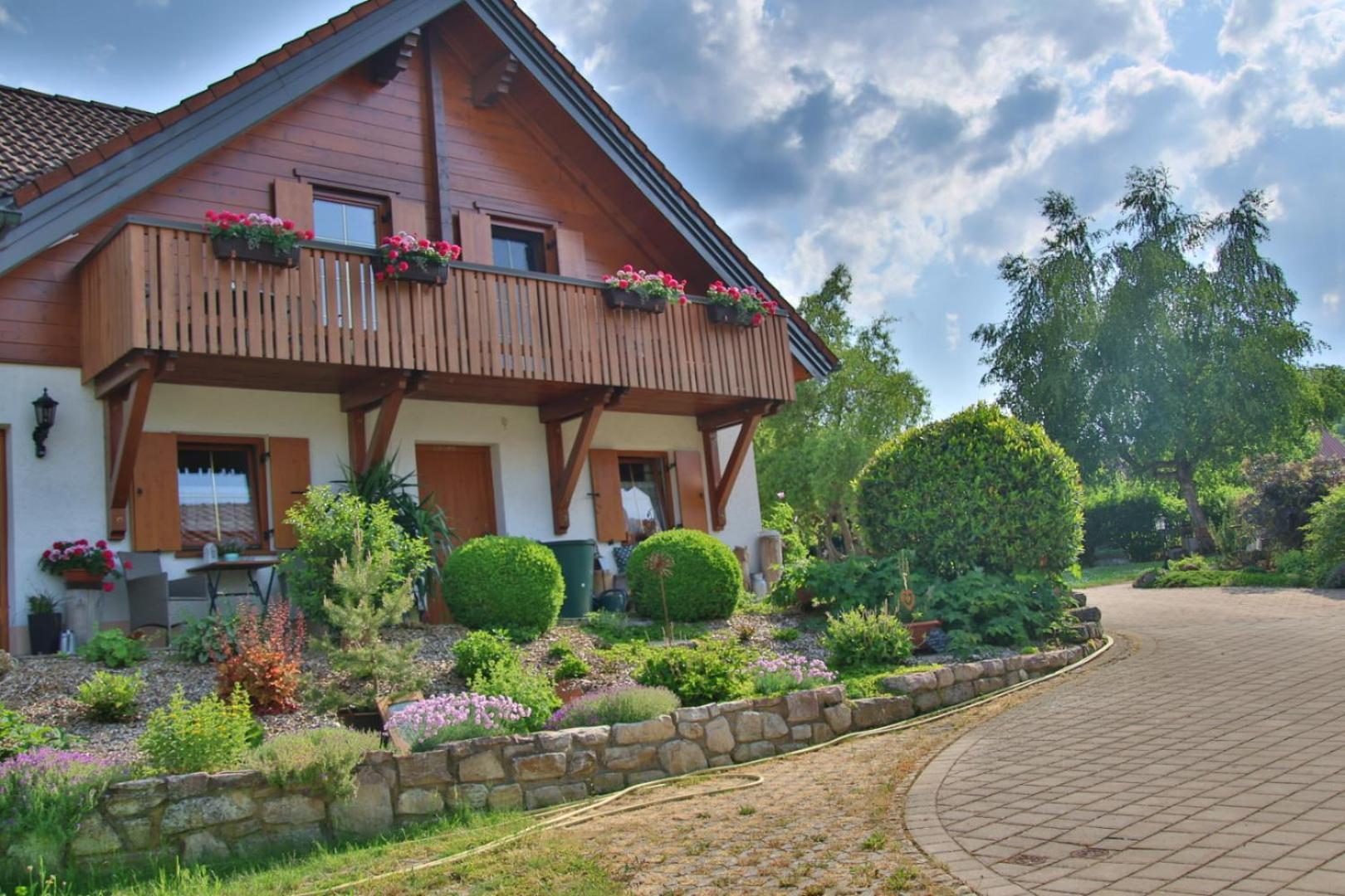 Heumann_s Blockhaeuser am Wald Hotell Pottenstein Exteriör bild